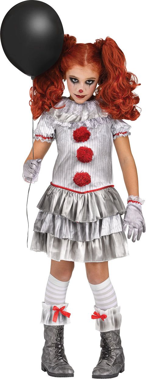 Costume clown carnaval maléfique - Enfant