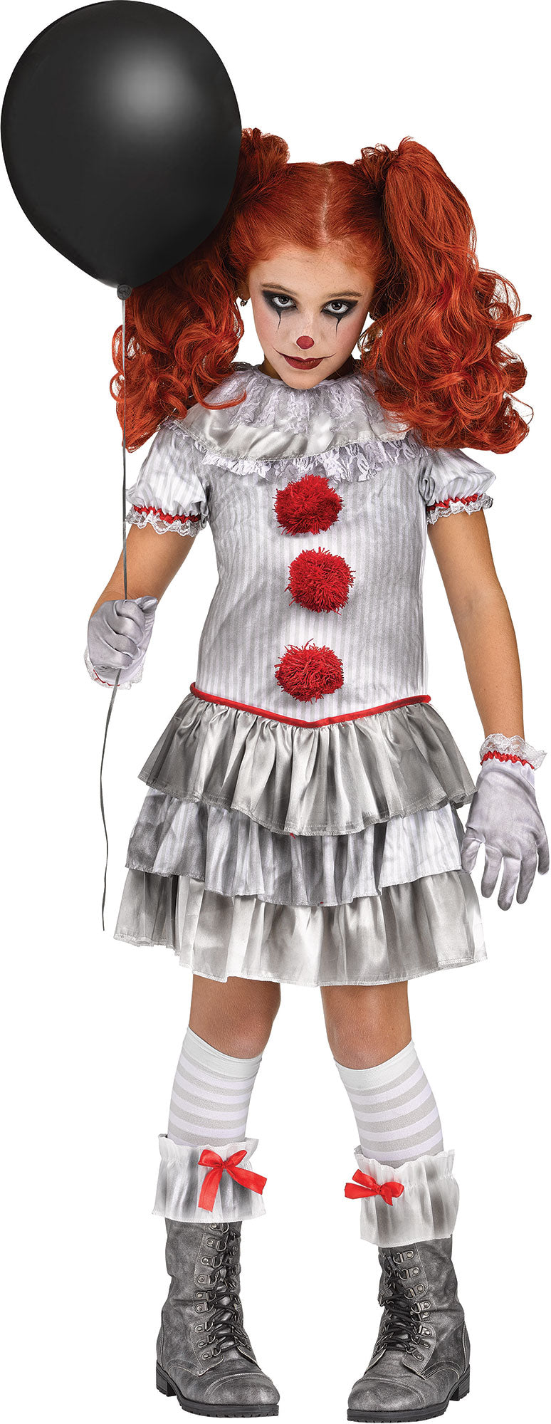Costume clown carnaval maléfique - Enfant