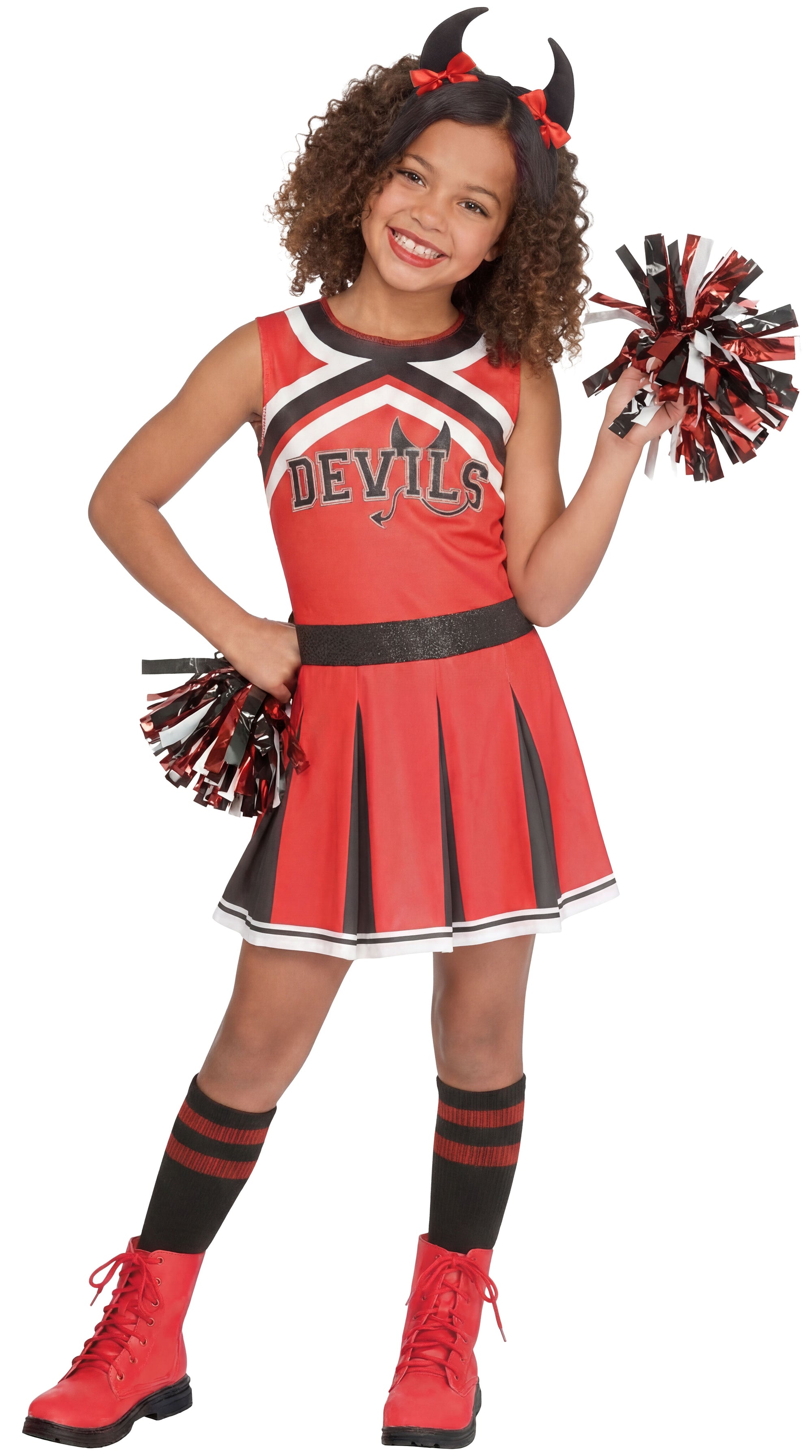 Devil Cheerleader Costume - Girl