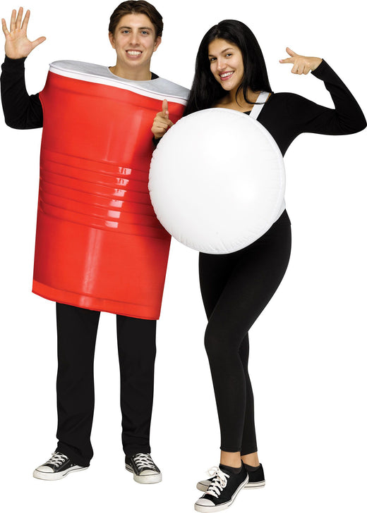 Beer Pong Couple Costume - Adult