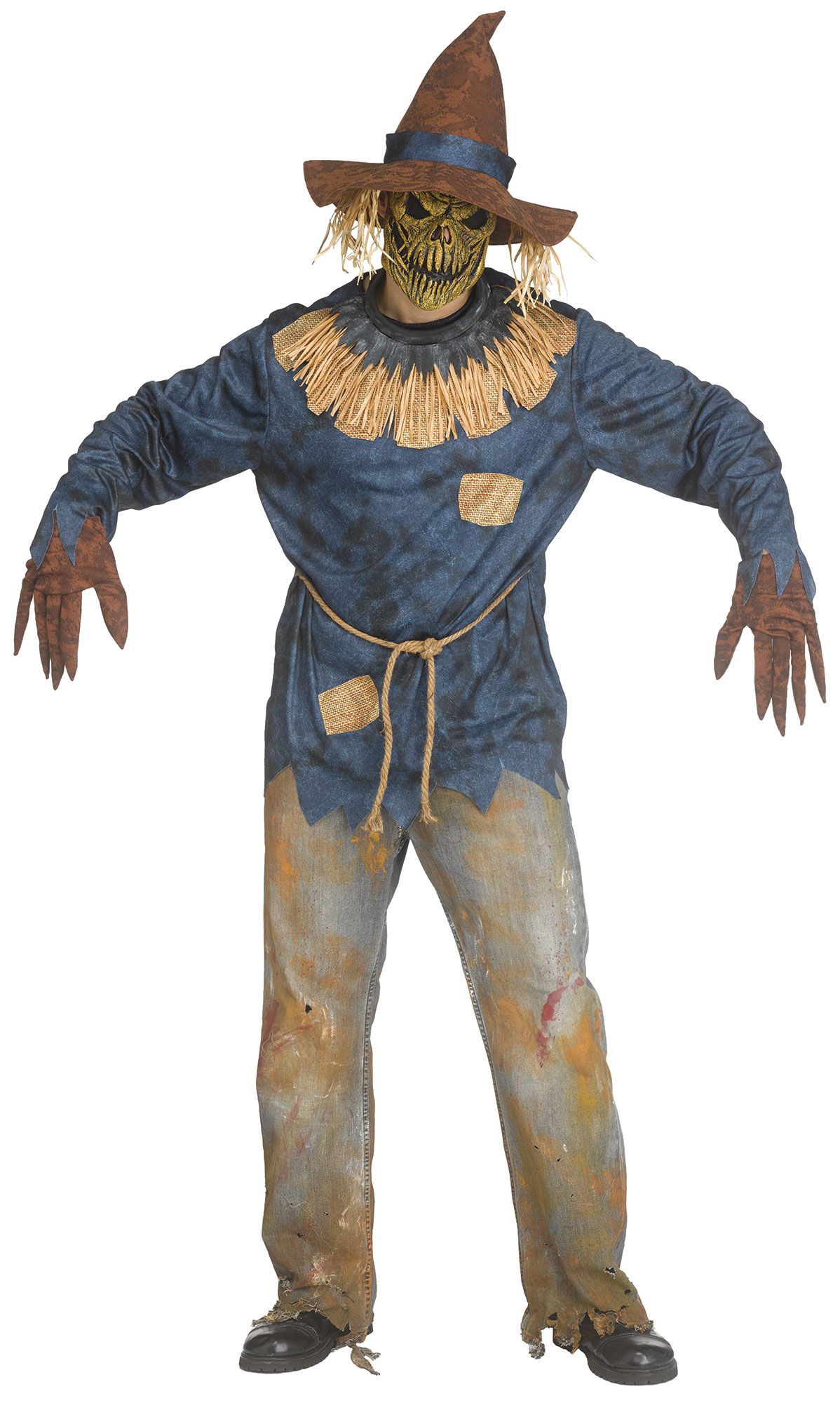 Costume épouvantail effrayant - Adulte