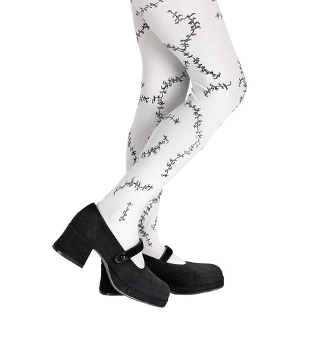Collants - Blancs cousus - Générique - Ado