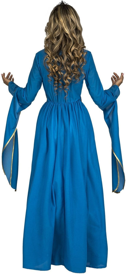 Costume De Princesse Médiévale Bleue - Femme