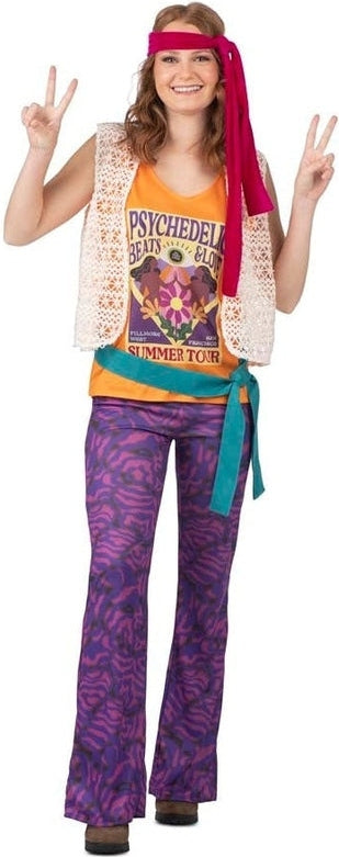 Psychedelic Hippie Costume - Woman