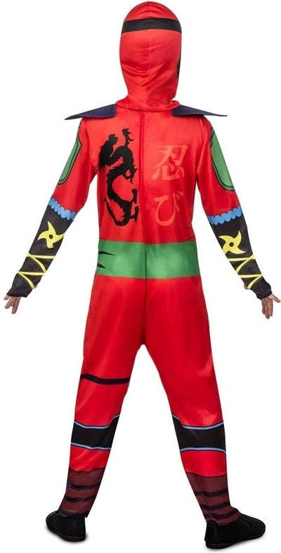 Costume De Ninja Rouge - Enfant