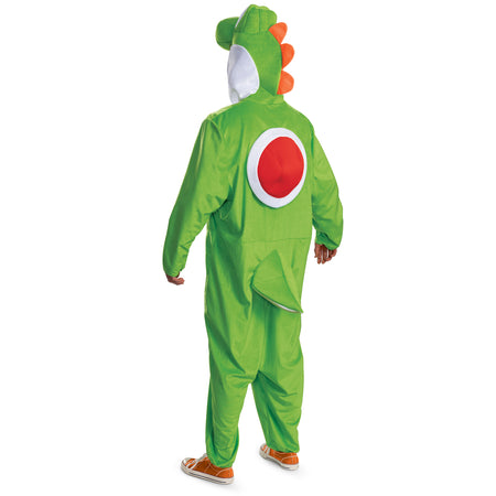 Yoshi Costume – Hooded Jumpsuit – Super Mario – Adult