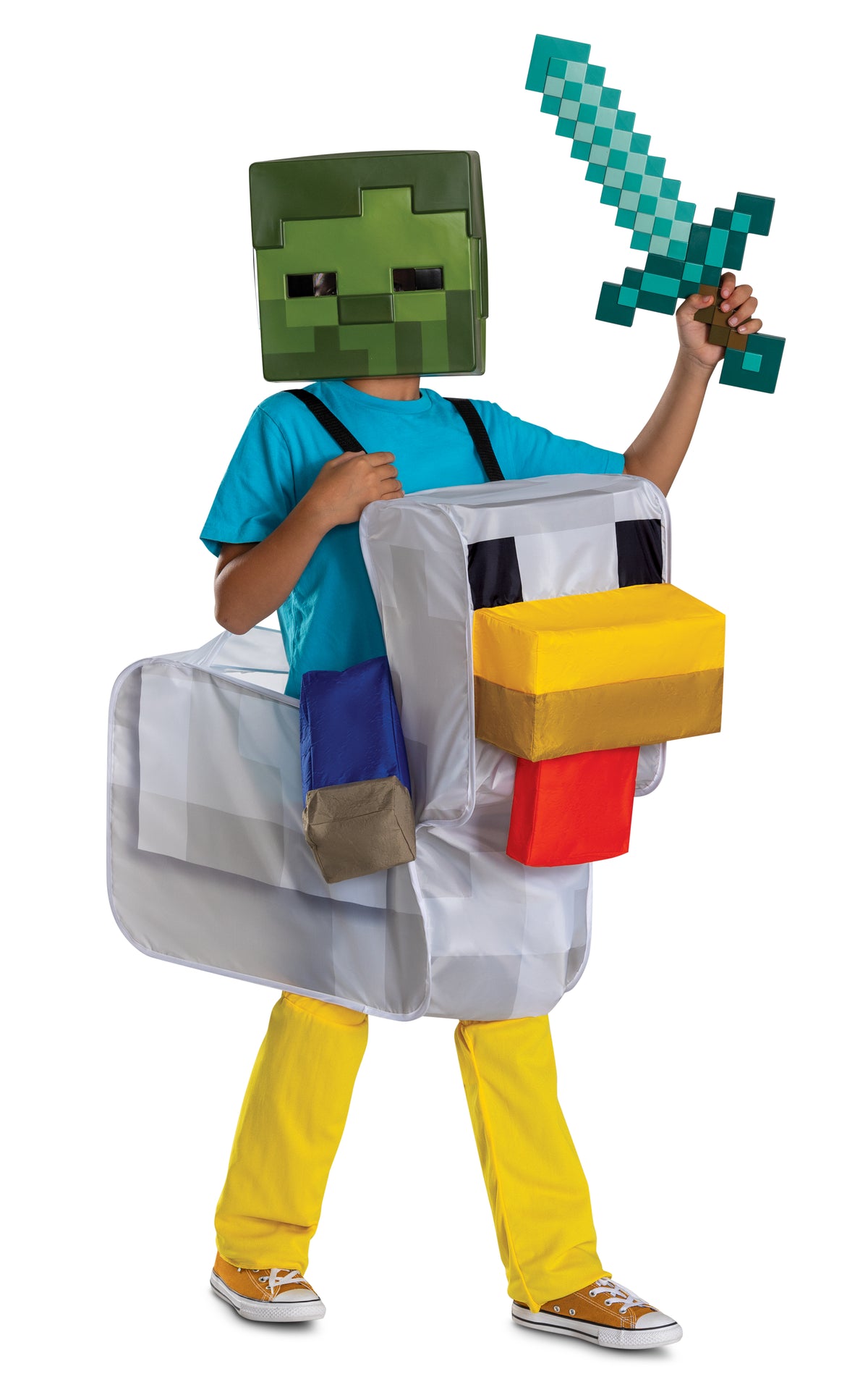 Costume – Chicken Jockey Ride-On – Minecraft – Children