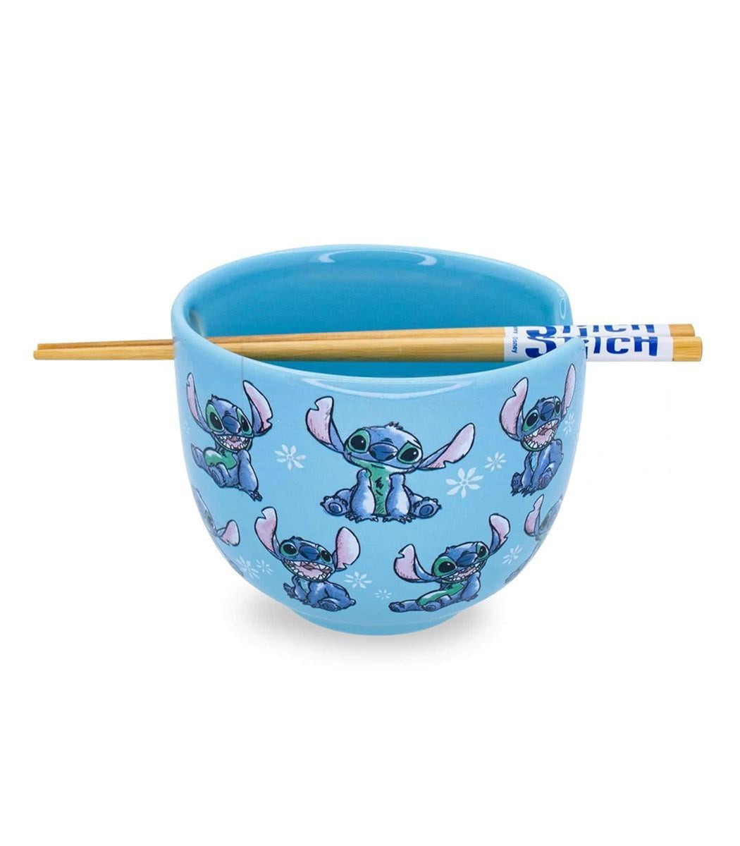 Bol à ramen avec baguettes Lilo & Stitch - Stitch