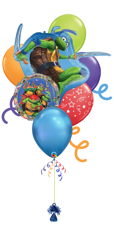 Bouquet de ballons - Tortue Ninja