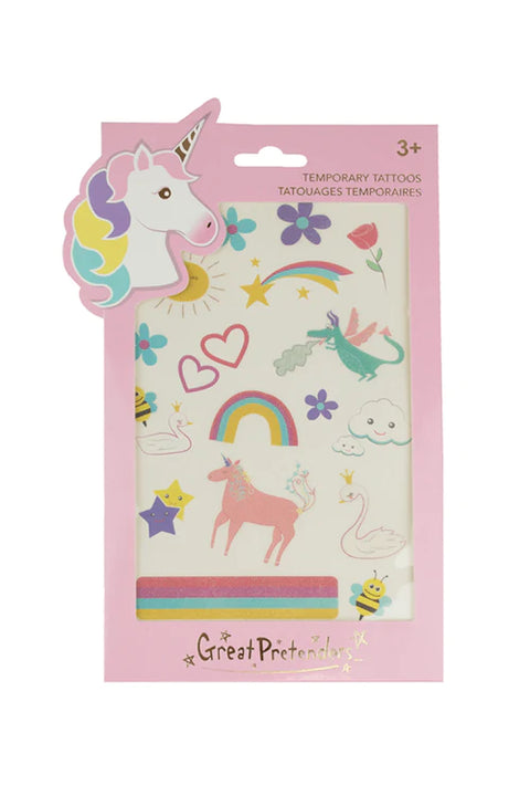 Unicorn Temporary Tattoos, 18pcs