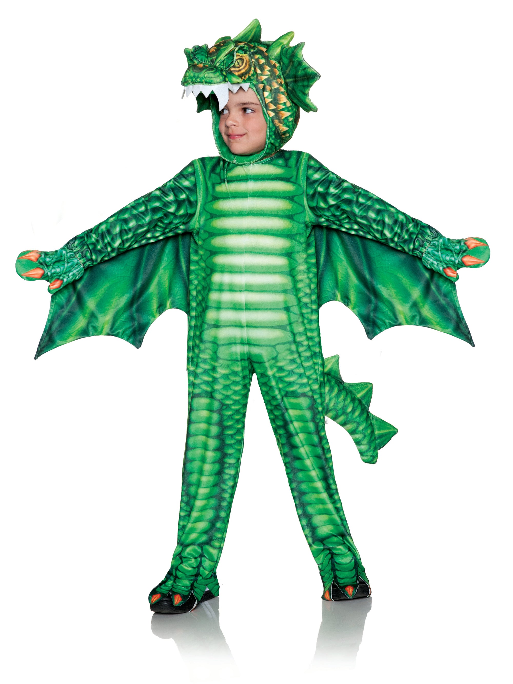 Costume de dragon vert - Enfant