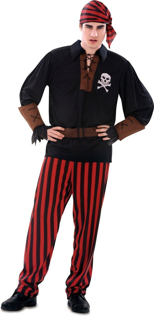 Costume De Pirate Avec Bandana - Homme