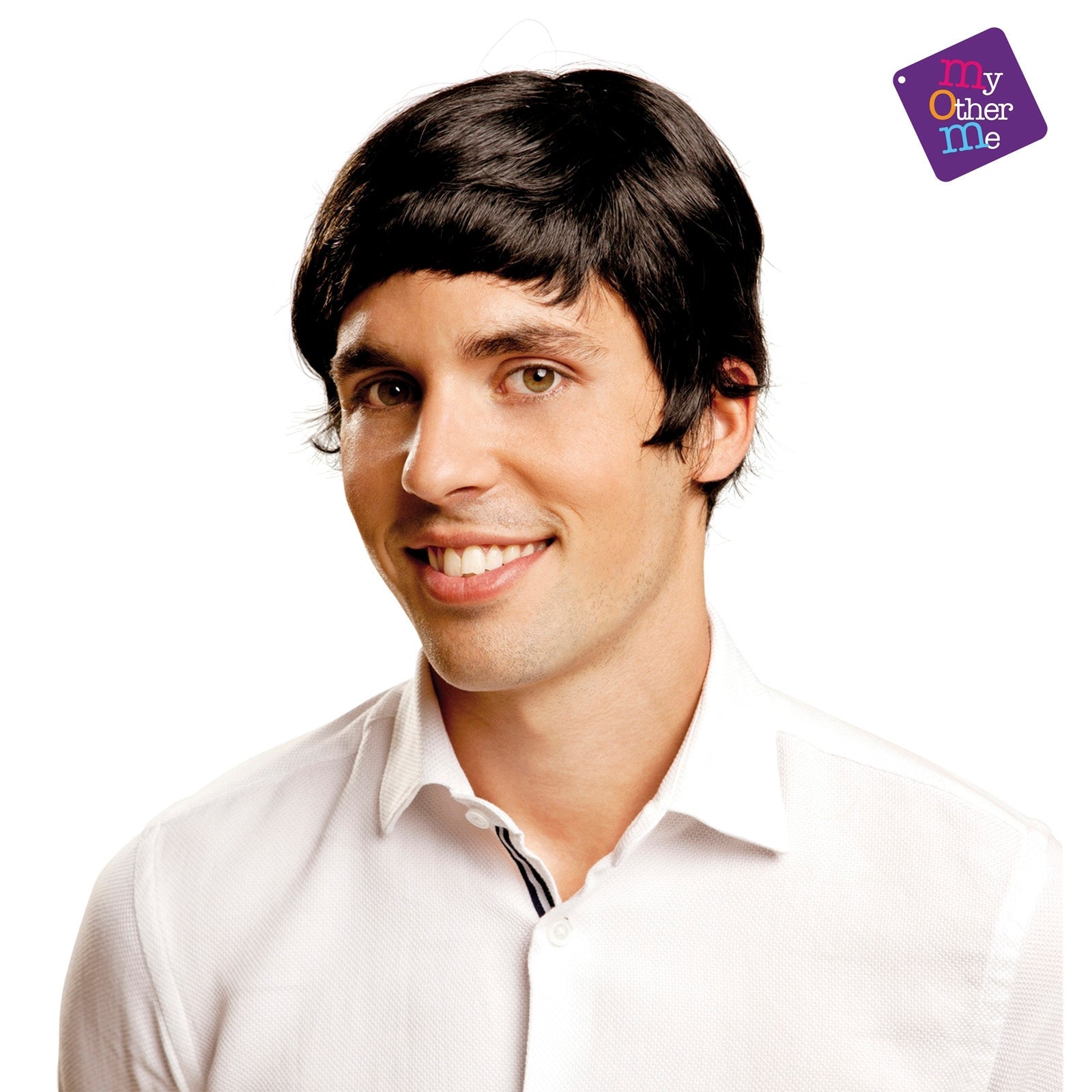 Perruque Des Années 60 - Noir