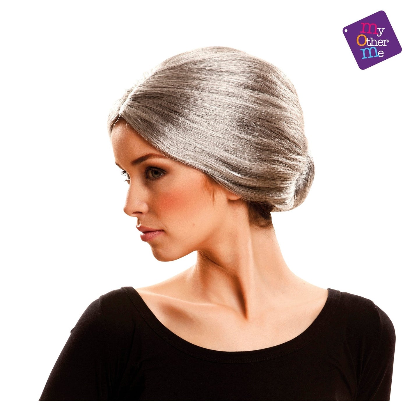 Old Woman Wig - Gray