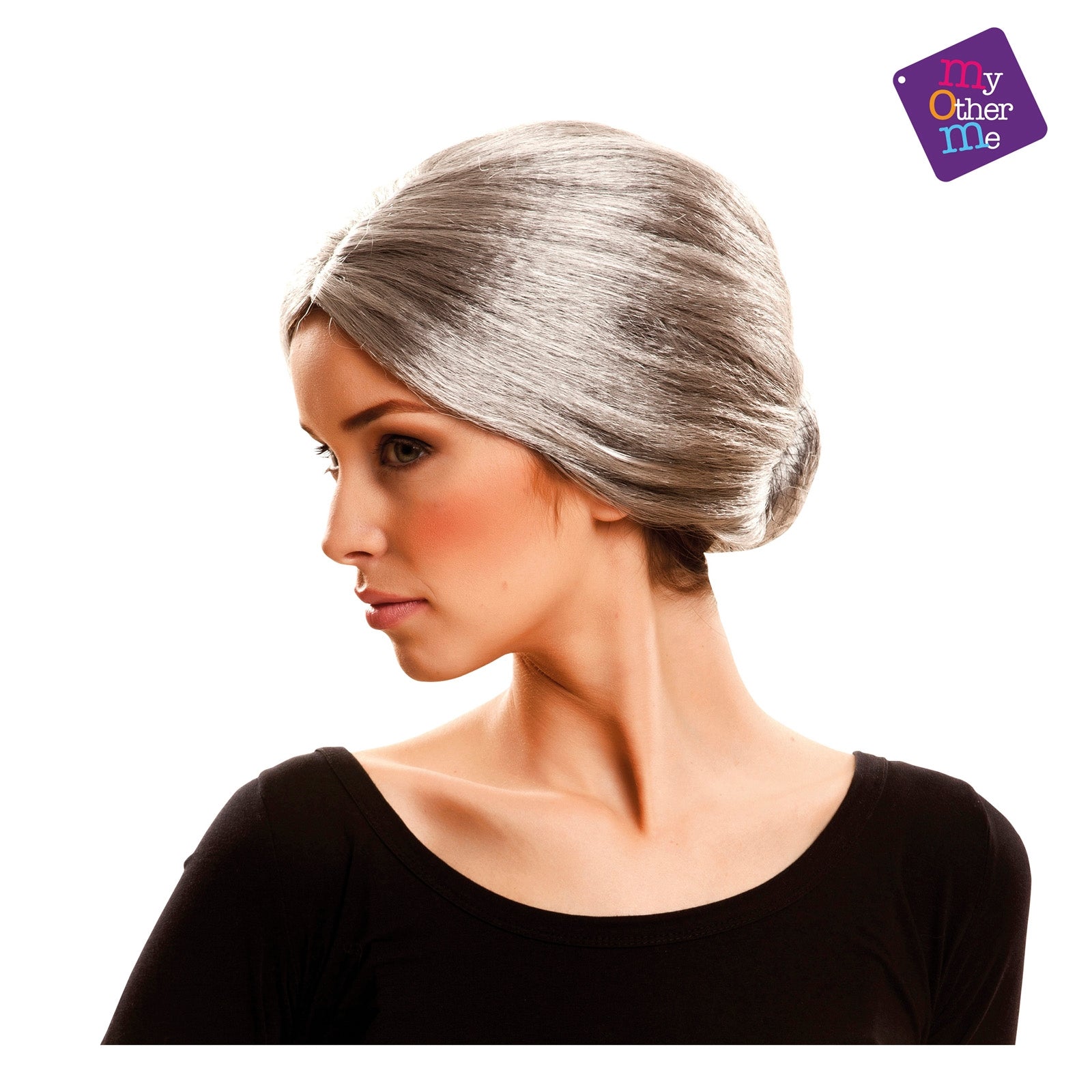 Old Woman Wig - Gray