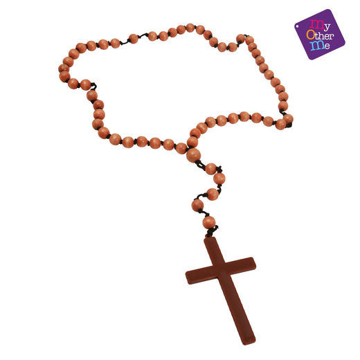 Chapelet En Bois Avec Crucifix