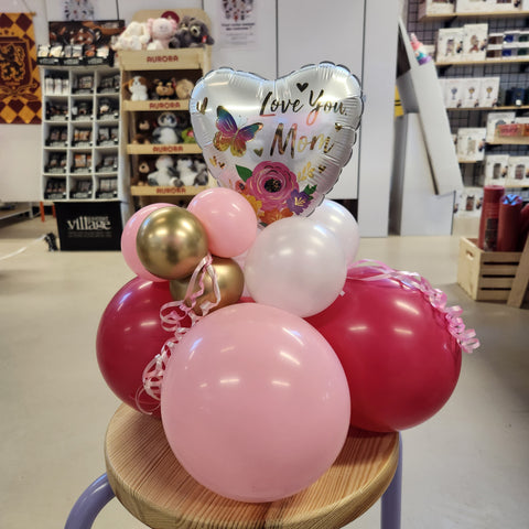 Mini centre de table ballons - Maman