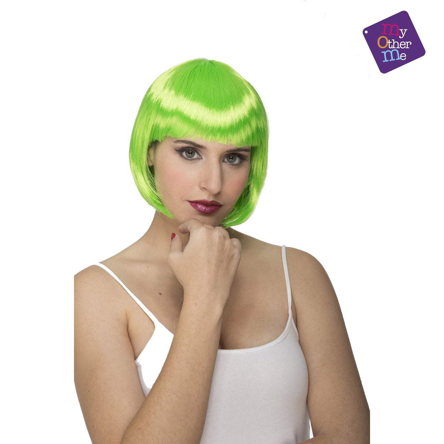 Perruque Courte - Vert