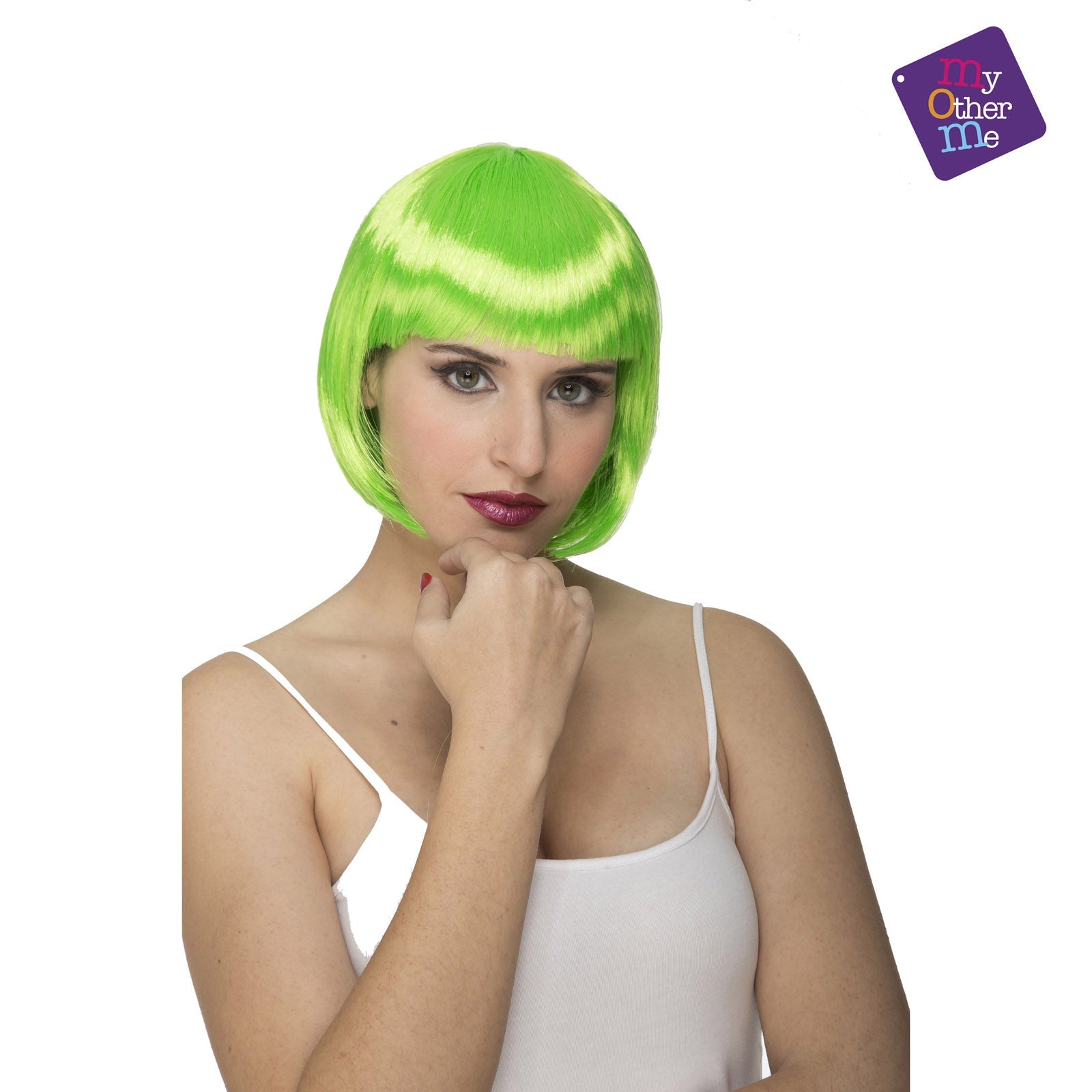 Perruque Courte - Vert