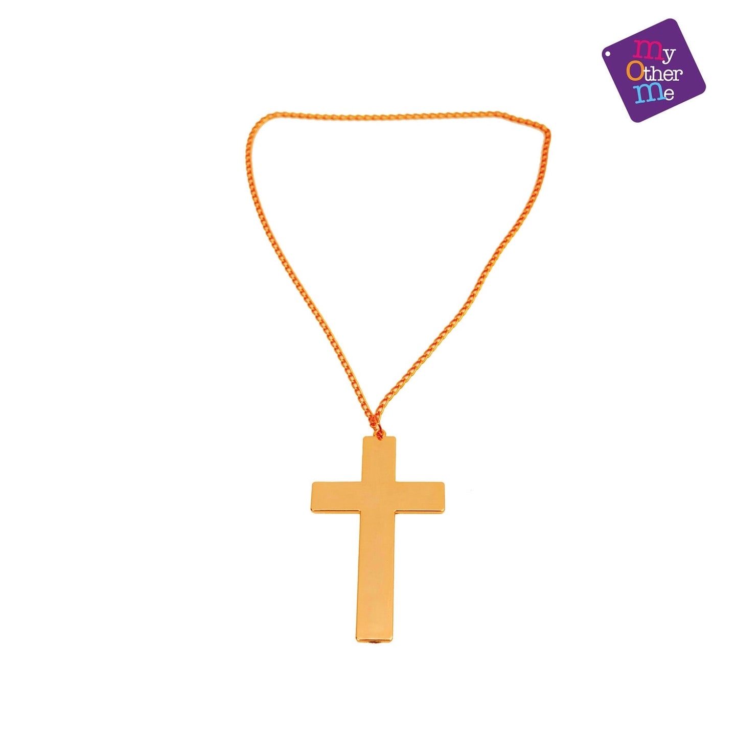 Golden Crucifix With Chain