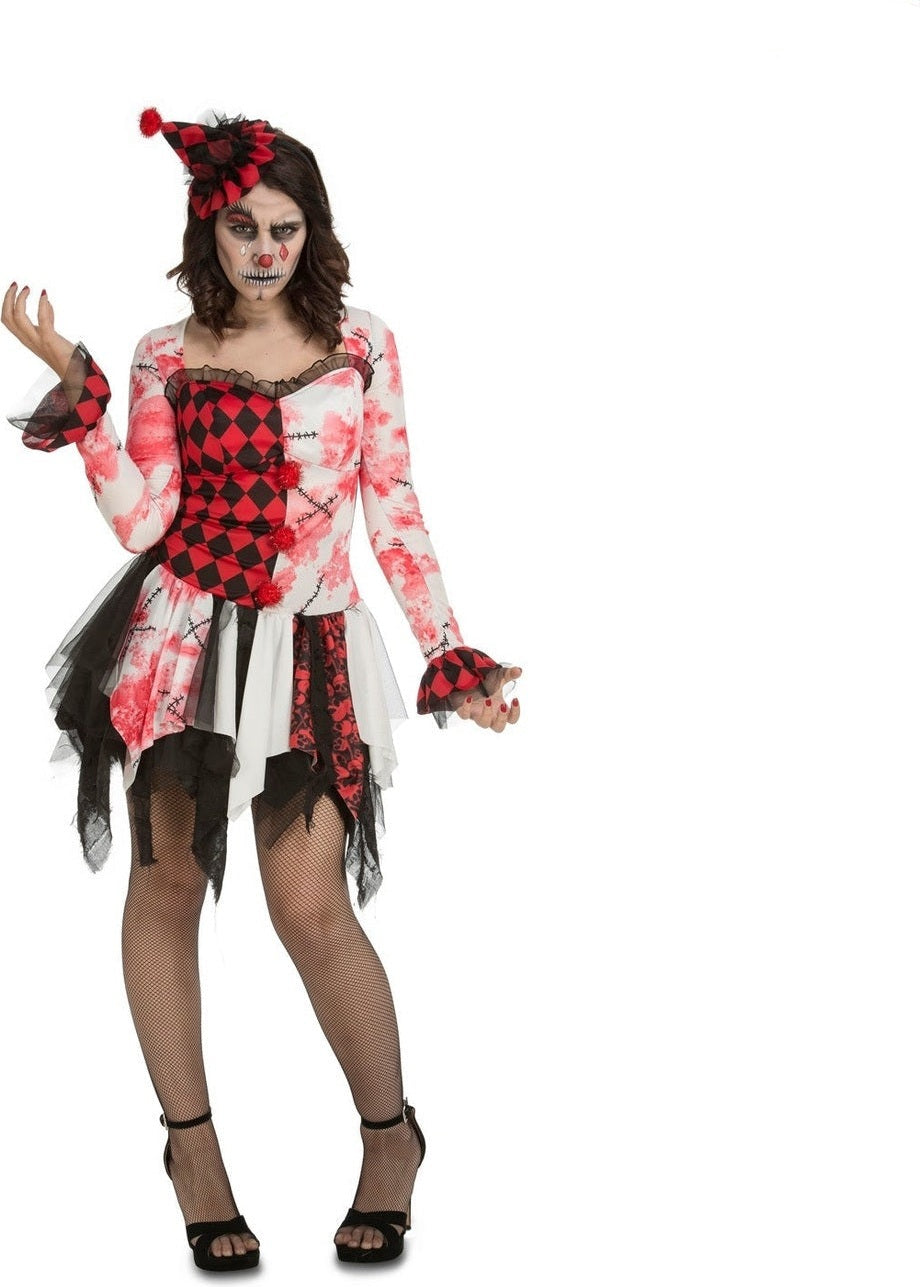 Costume De Clown Maléfique - Femme