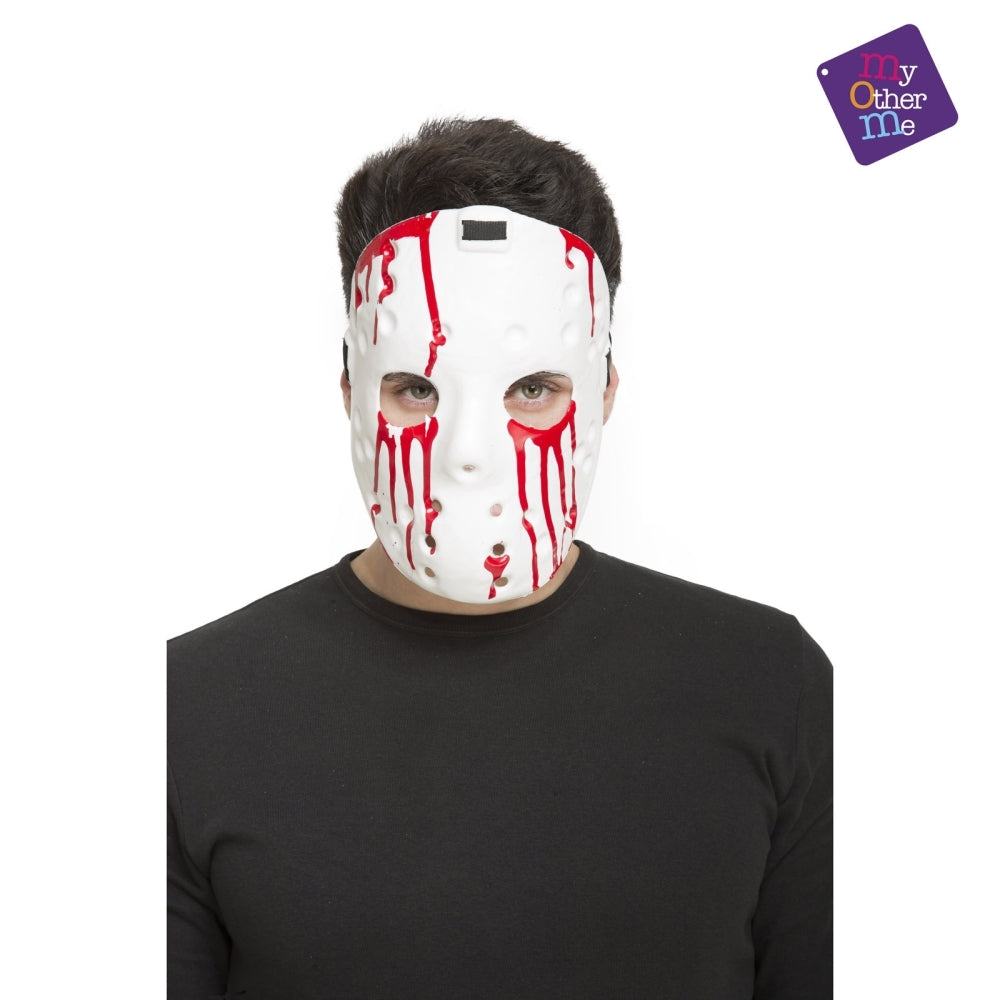 Masque Blanc Couvert De Sang