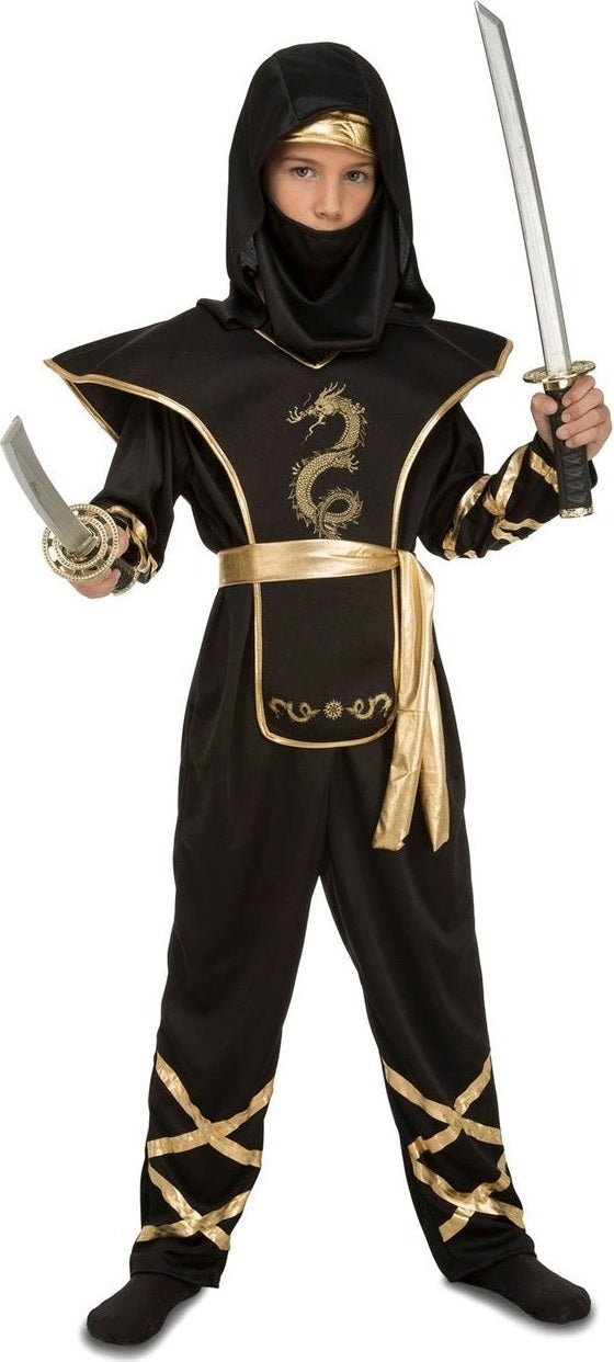Costume De Ninja Noir - Garçon