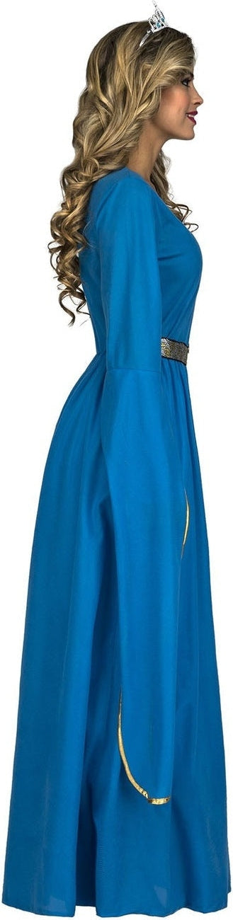 Costume De Princesse Médiévale Bleue - Femme
