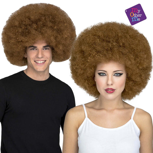 Perruque Afro Géante - Brune