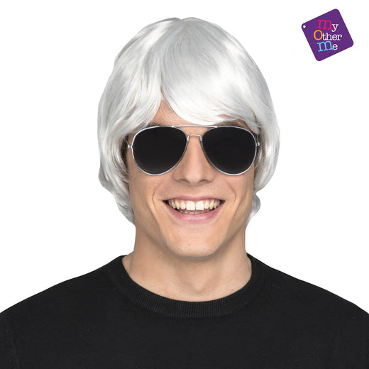 Perruque Courte - Blanc