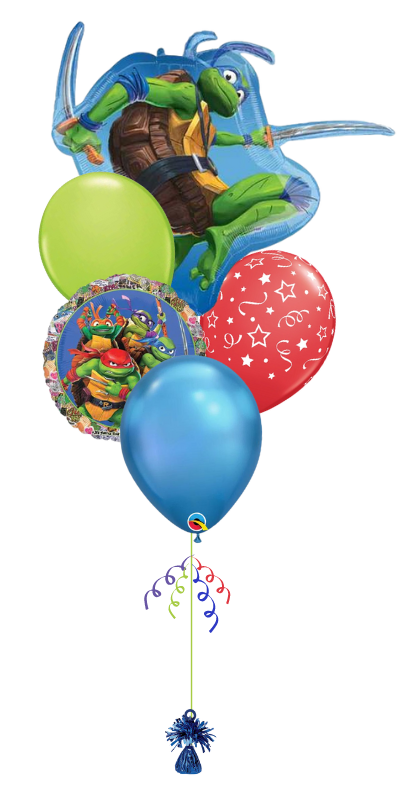 Bouquet de ballons - Tortue Ninja