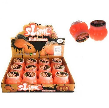 Slime à la citrouille pour Halloween