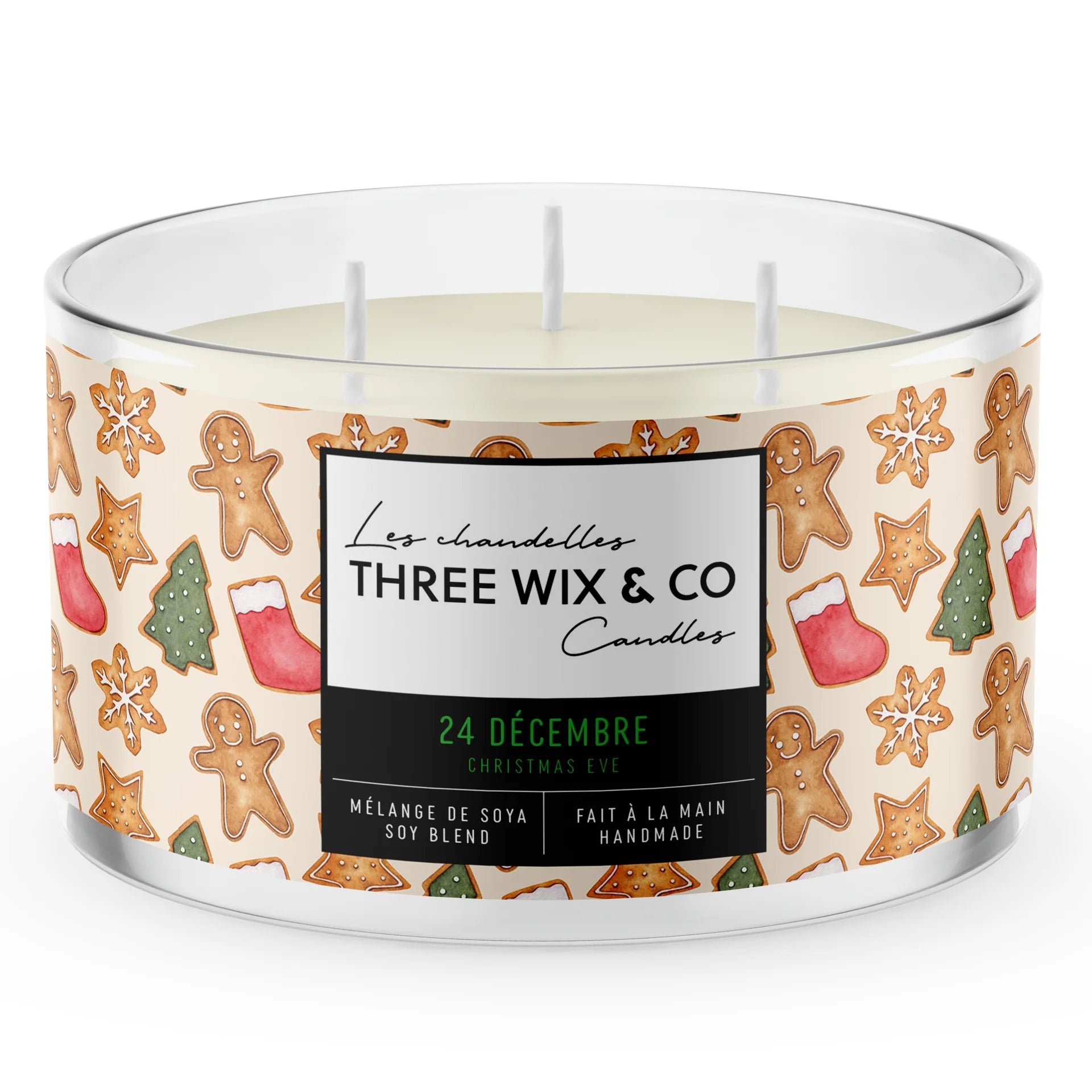 Candle 24 DECEMBER - Three Wix And Co