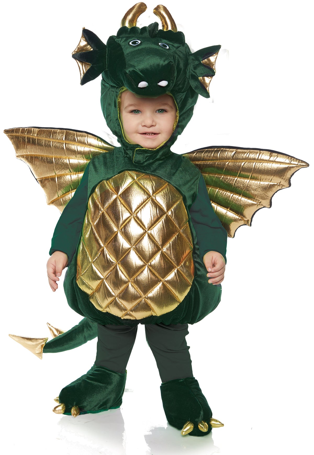 Green dragon costume - Child