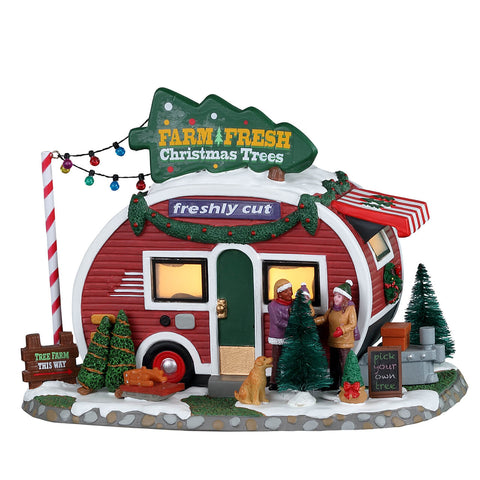 Farm-fresh Christmas trees - Village Lemax