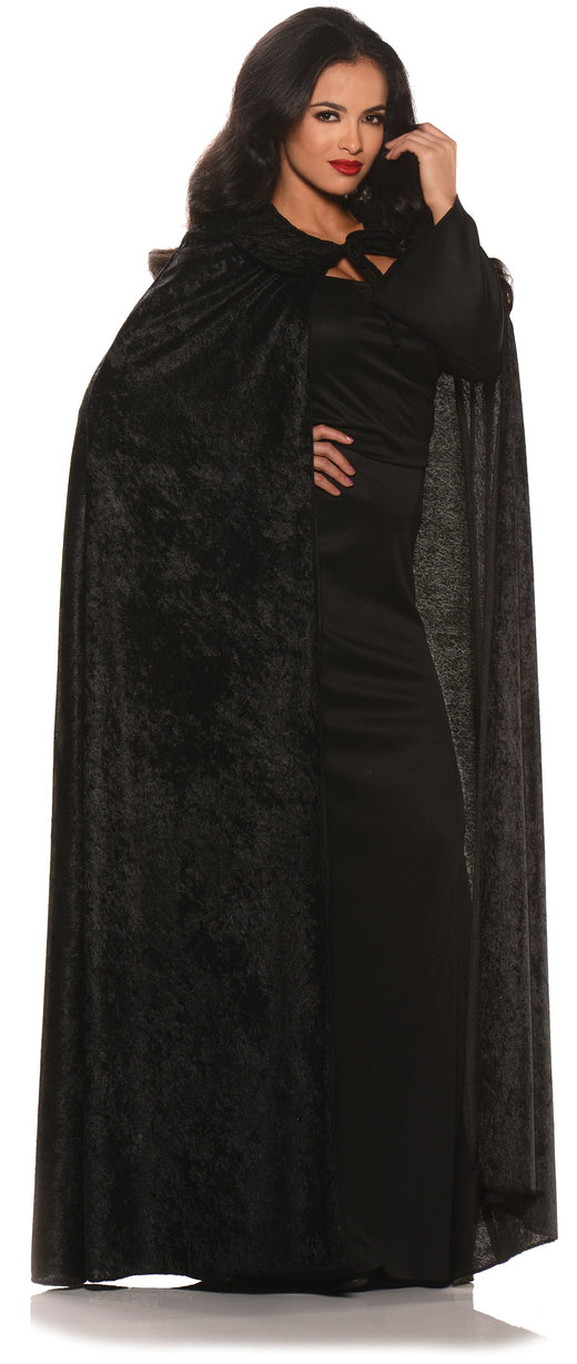 Cape velours avec col noire
