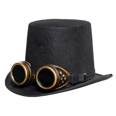 Chapeau avec lunettes - Noir