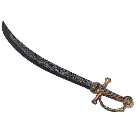 Large black pirate sword