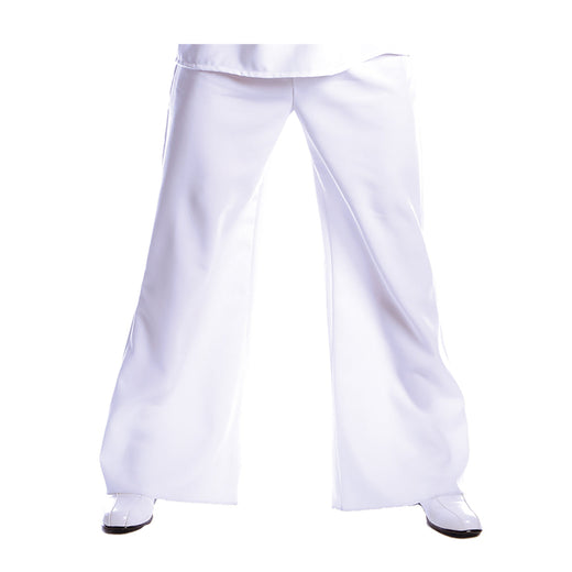 White bell-bottom pants