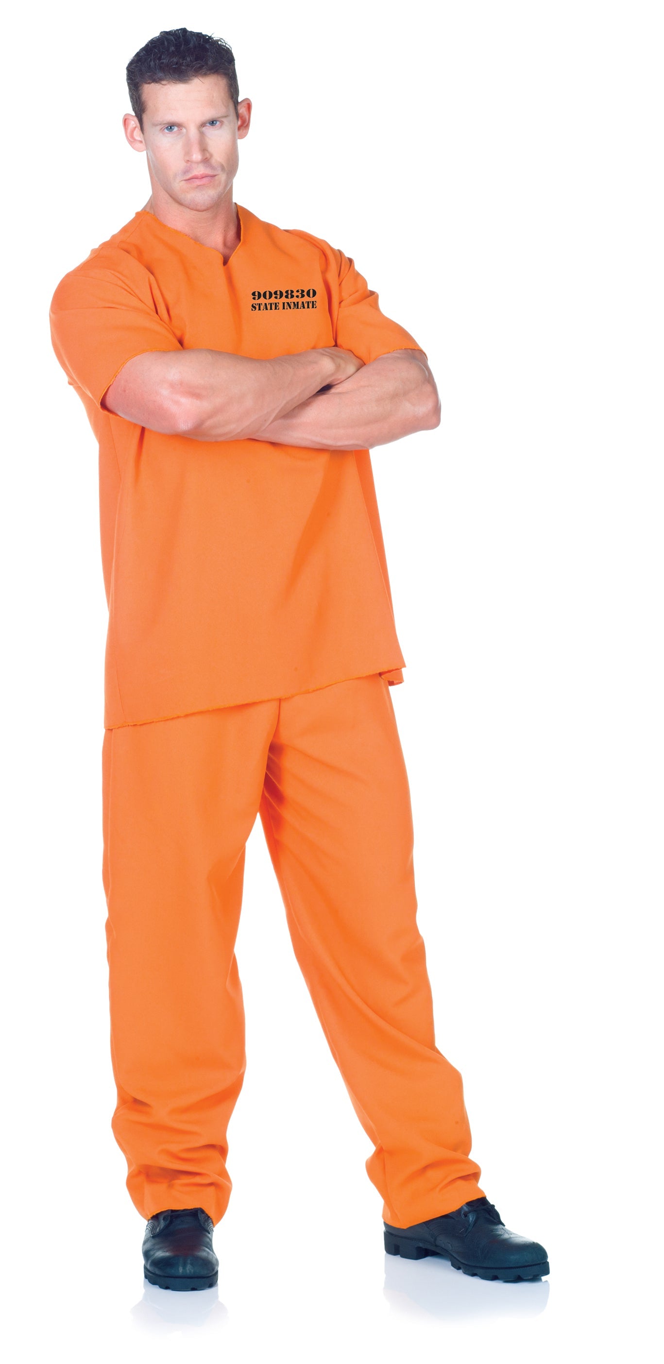 Two-piece prisoner costume - Adult
