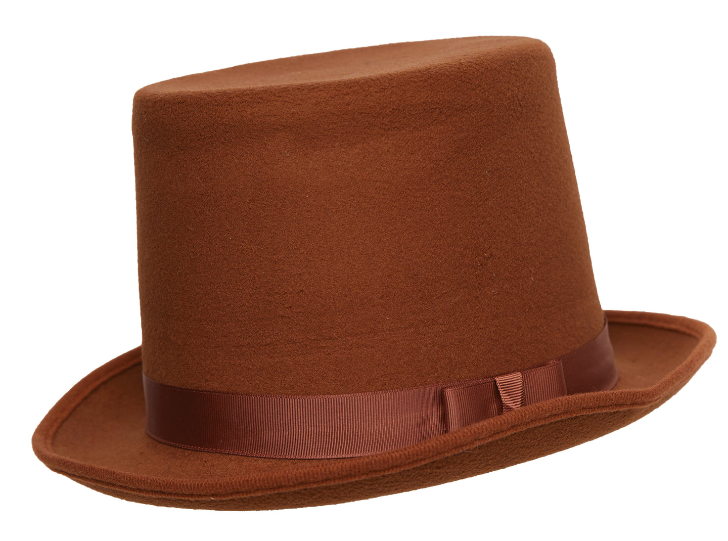 Felt top hat – Brown