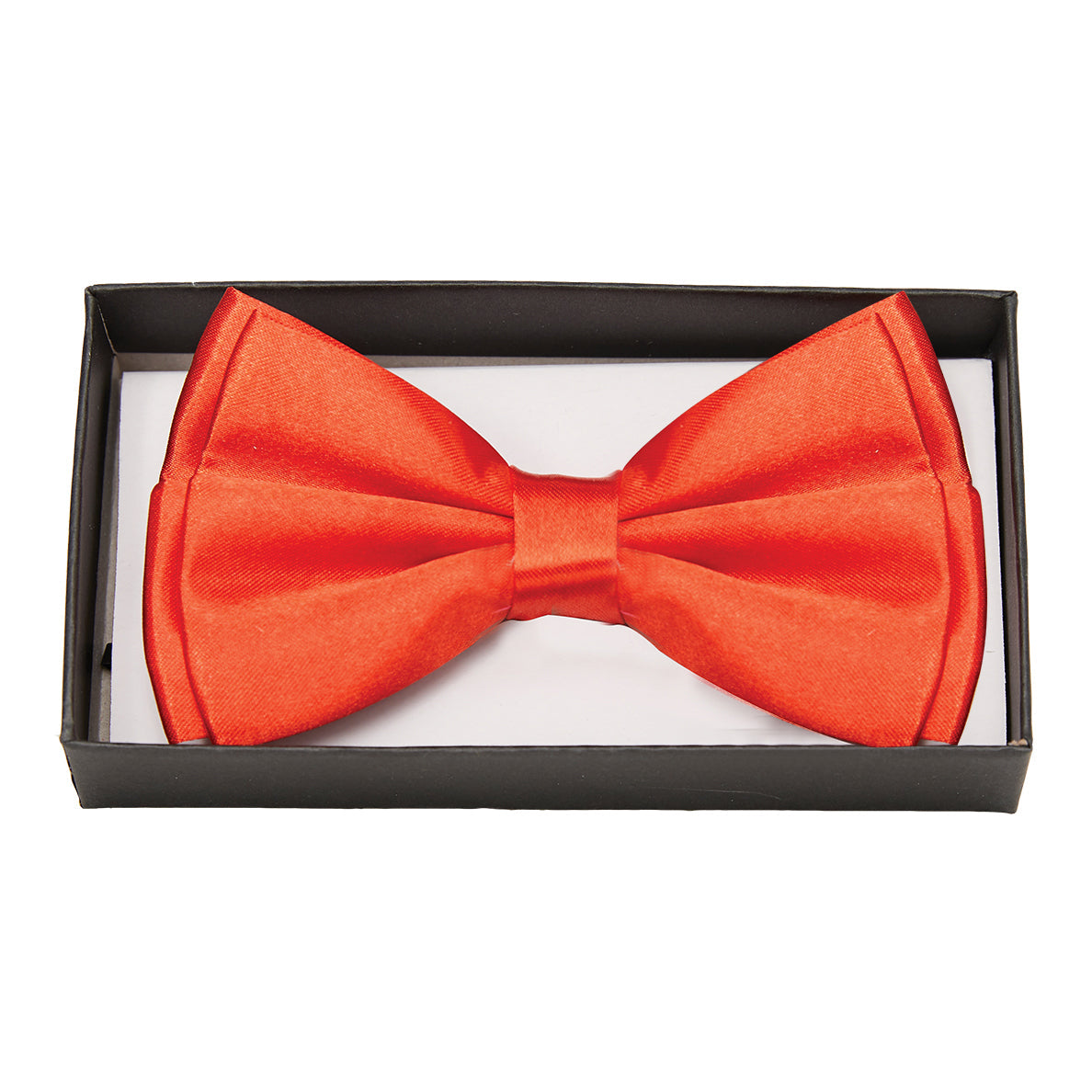 Cravate satin rouge