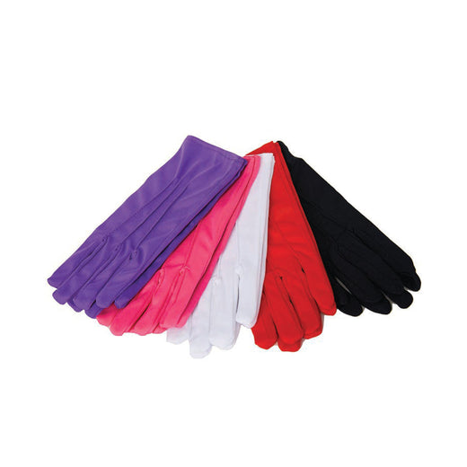 Gants courts mats rouges