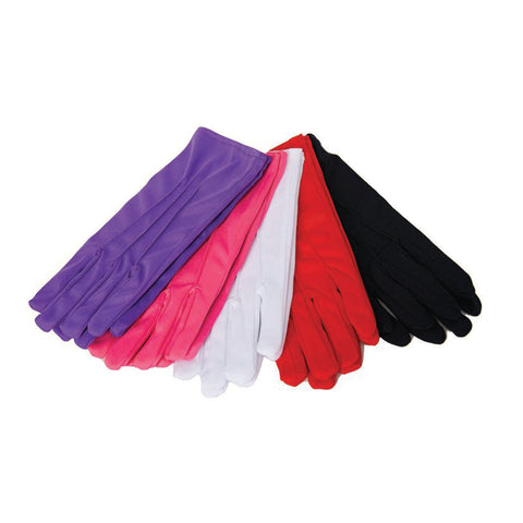 Gants courts mats noirs