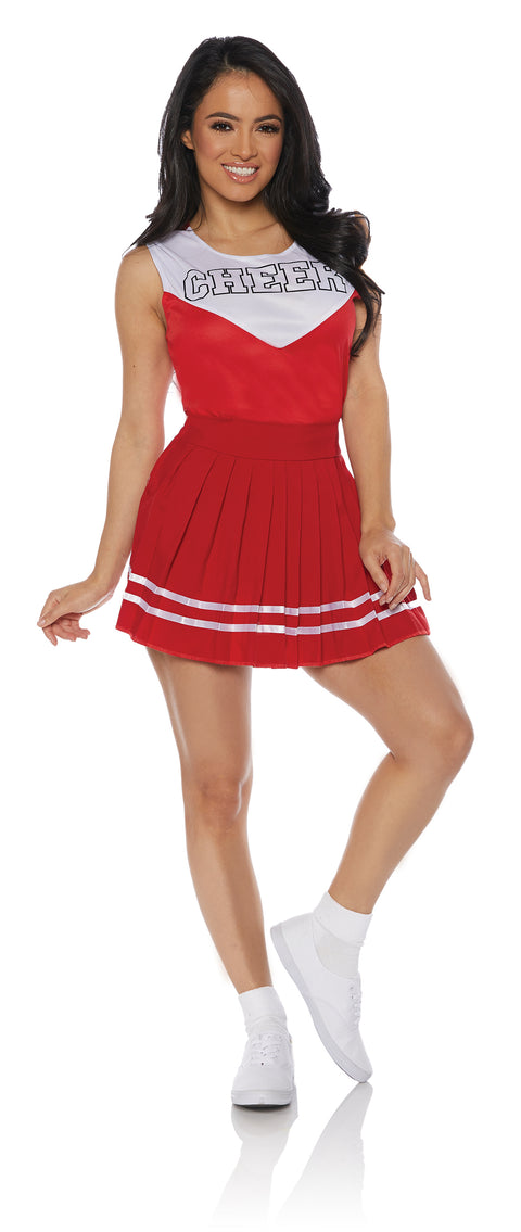 Costume de Pom-pom girl - Rouge - Adulte