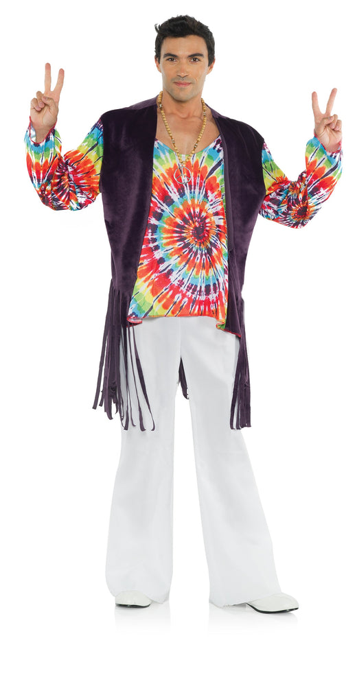 Costume Tie-dye années 60 - Homme