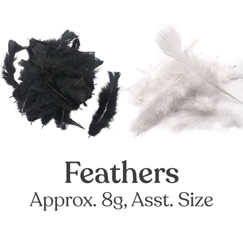 Plumes, 8 g, tailles disponibles (2 options disponibles): Noir