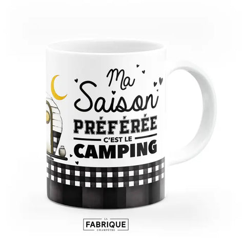 Mug - “My favorite season is camping”