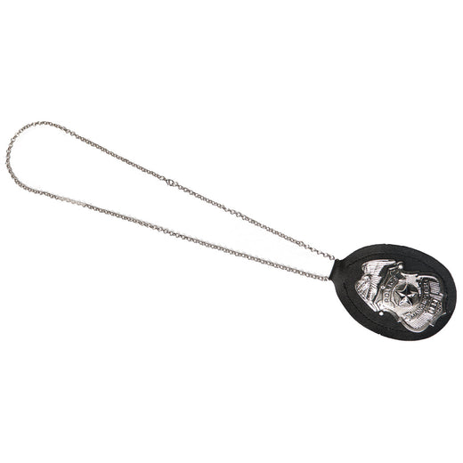 Police badge necklace
