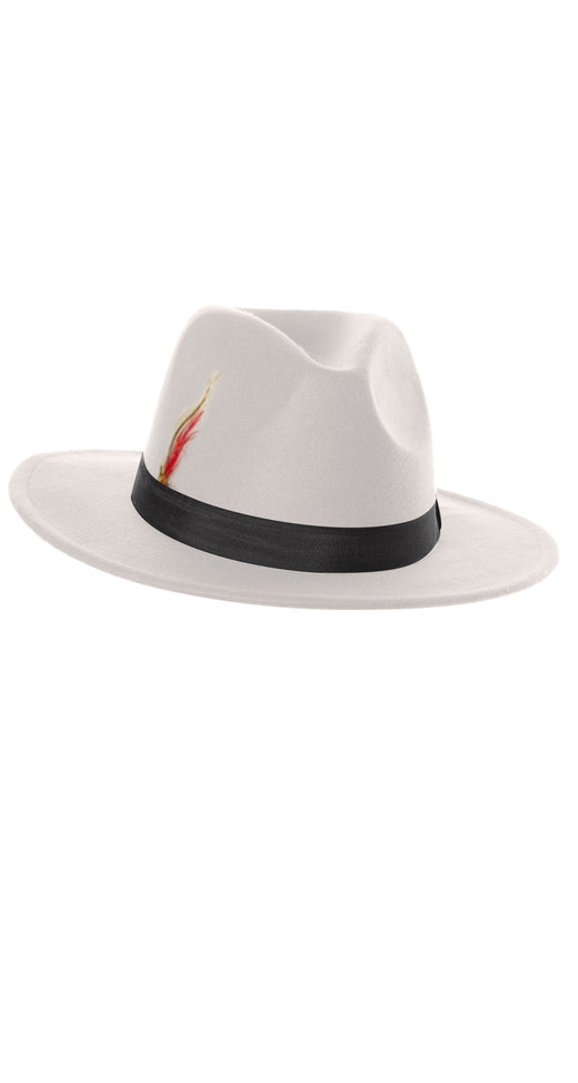 Chapeau Fedora - Blanc